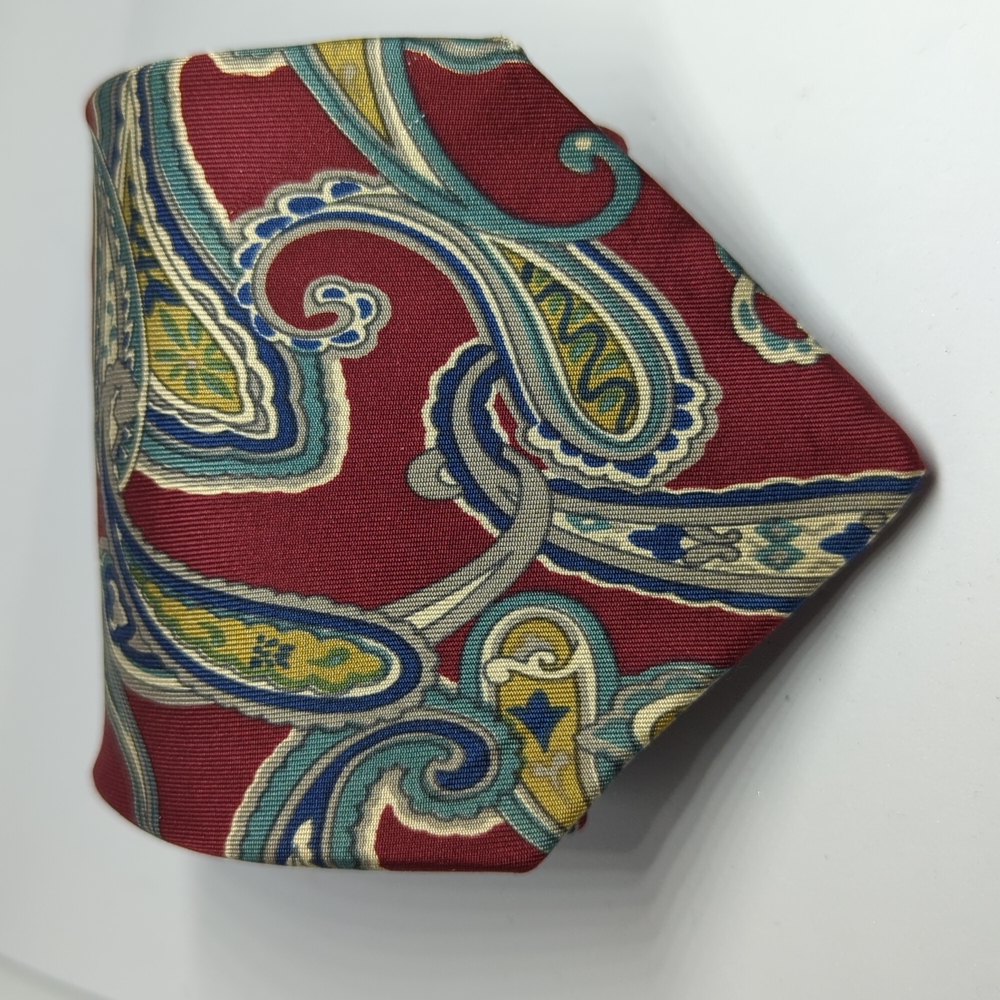Biella 100% Silk Vintage Paisley Italian Tie